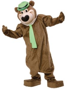 Yogi Bear Adult Mascot Fancy Dress Costume 
