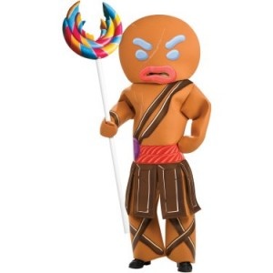 Adult Shrek Gingerbread Man Warrior Halloween Costume 