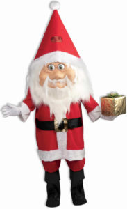 Christmas Santa Economy Mascot Adult Costume