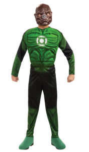 Child Green Lantern Kilowog Muscle Fancy Dress Costume