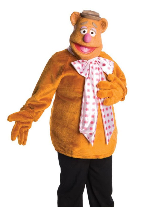 Fozzie Bear Adult Muppet Fancy Dress Costume - Halloween All Year Round