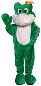 Economy Deluxe Green Frog Adult Mascot Costume