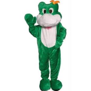 Economy Delux Green Frog Adult Mascot Costume