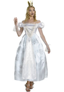 White Queen Fancy Dress Costumes For Ladies