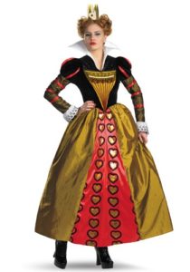 The Red Queen Adults Fancy Dress Costume Tim Burtons Movie