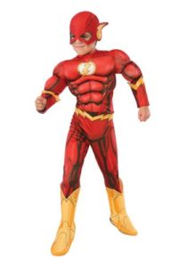 The Flash Child Fancy Dress Costume From The Justice League DC Comics 
