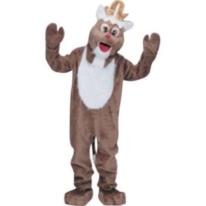 Christmas Reindeer Plush Economy Mascot Adult Costume