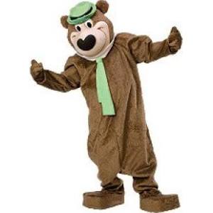 Yogi Bear Adult Mascot Fancy Dress Costume 