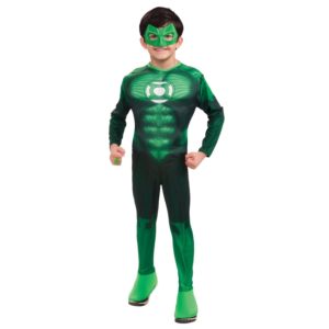 Fun Child Green Lantern Muscle Chest Halloween Costume