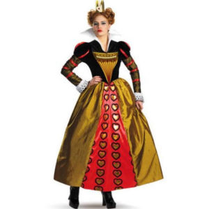 The Red Queen Adults Fancy Dress Costume Tim Burtons Movie
