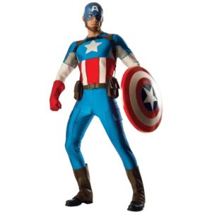 Captain America Avengers Fancy Dress Costumes For Adults and Kids 