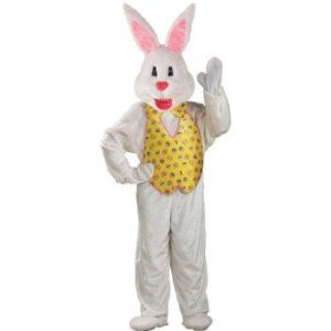 Fun Quality Bunny Plush Economy Mascot Adult Costume