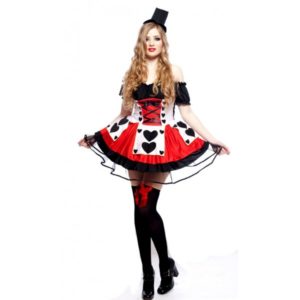 Sexy Queen Of Hearts Halloween Costumes For Ladies