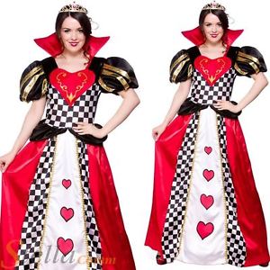Stunning Queen Of Hearts Halloween Costumes From Alice in Wonderland 